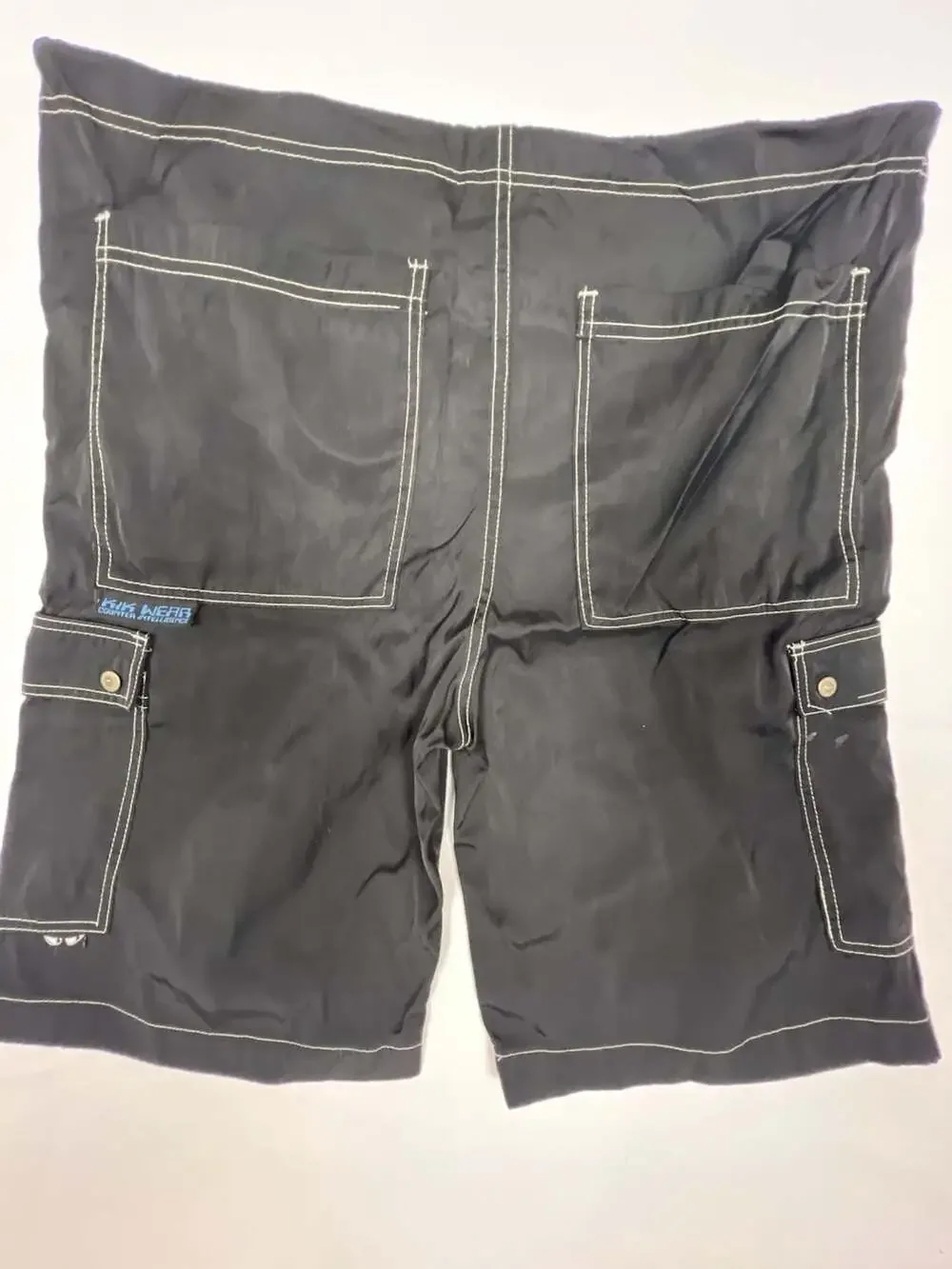 Kikwear Counter Intelligence Vintage Y2K Nylon Cargo Shorts